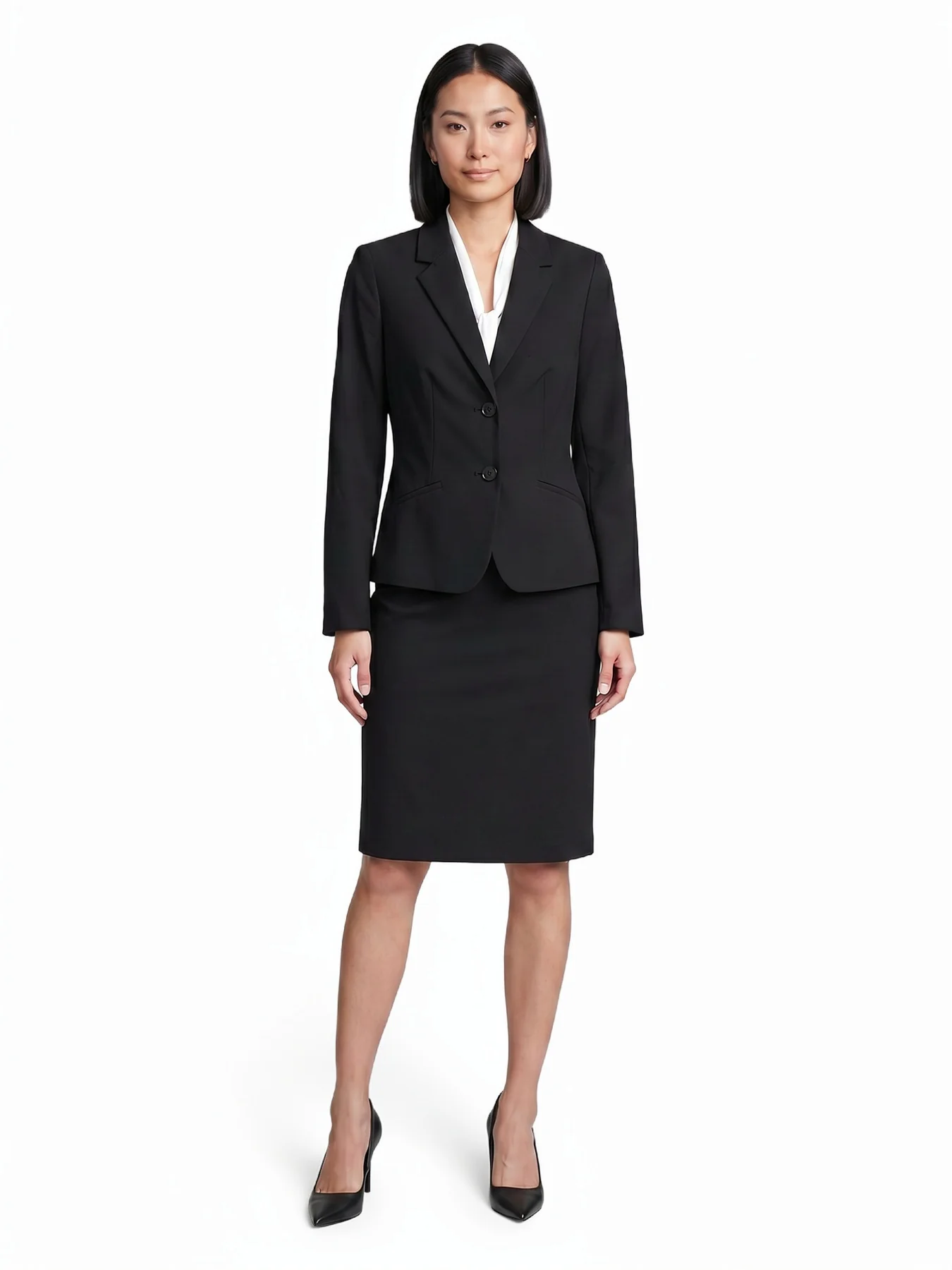 Petite Two Button Jacket, Washable Bi-Stretch - Image 5