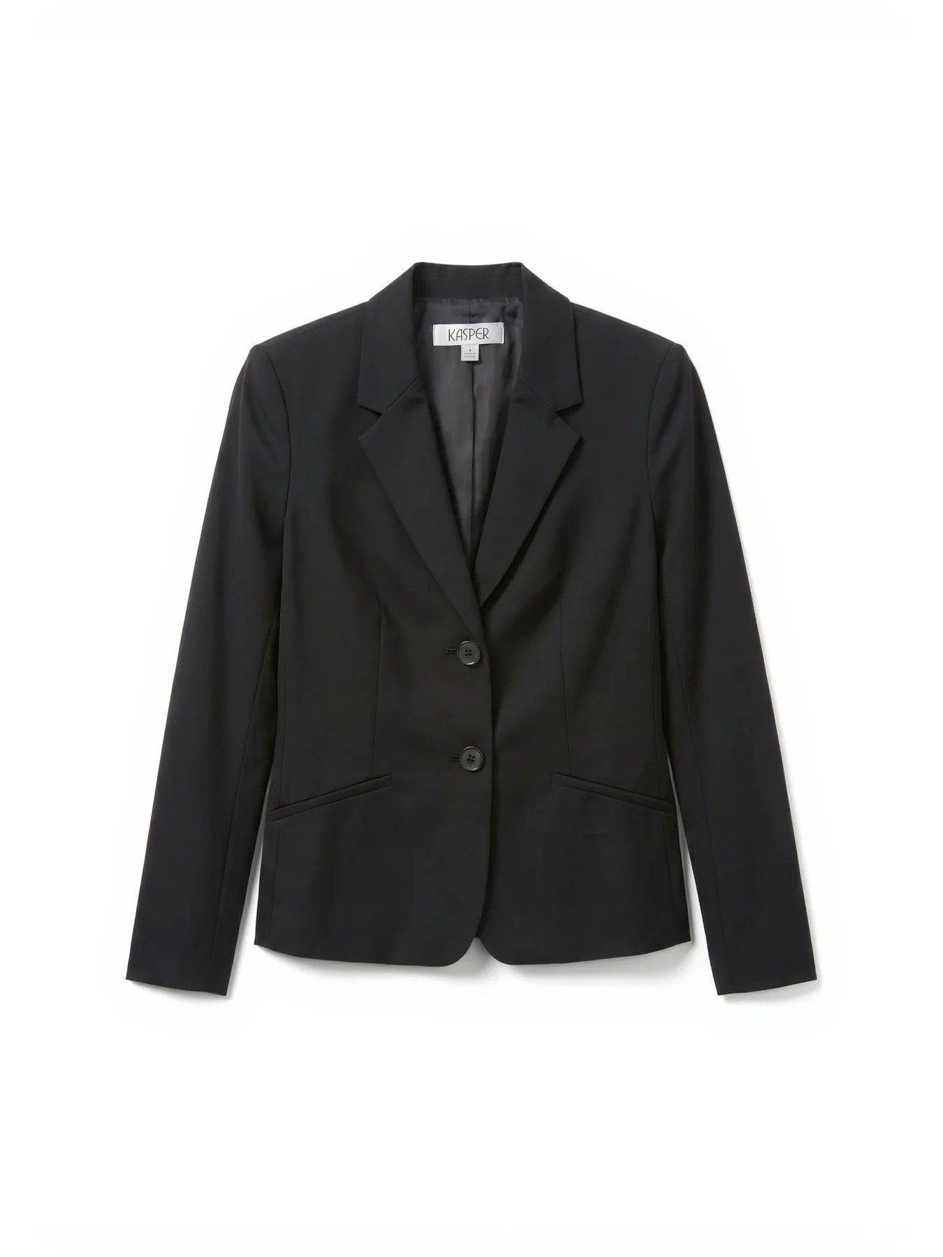Plus Two Button Jacket, Washable Bi-Stretch - Image 6