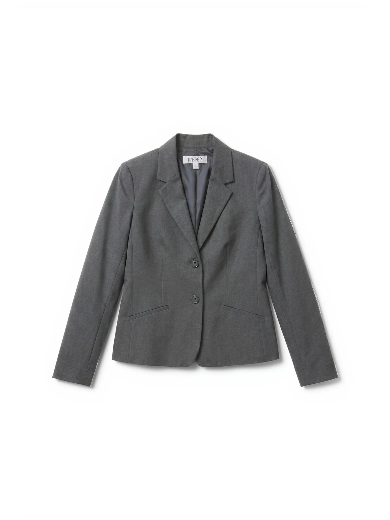 Plus Two Button Jacket, Washable Bi-Stretch - Image 7